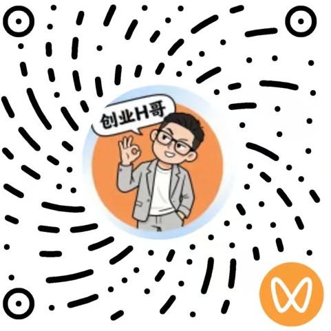 视频号 H哥的创业观 二维码